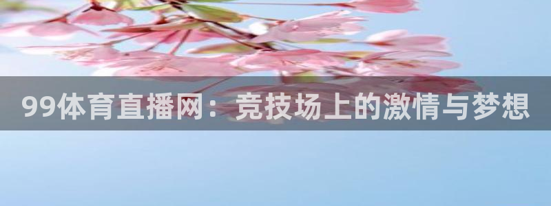 龙门体育直播在线观看：99体育直播网：竞技场上的激情与梦想